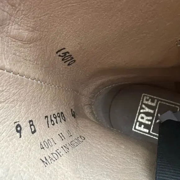 FRYE Lindsay Spur Short Brown Full Grain
Leather Boots Size 9B - Picture 10 of 13